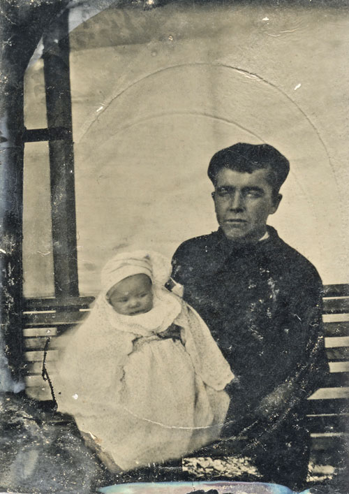 Tintype carte de visite by Blizard